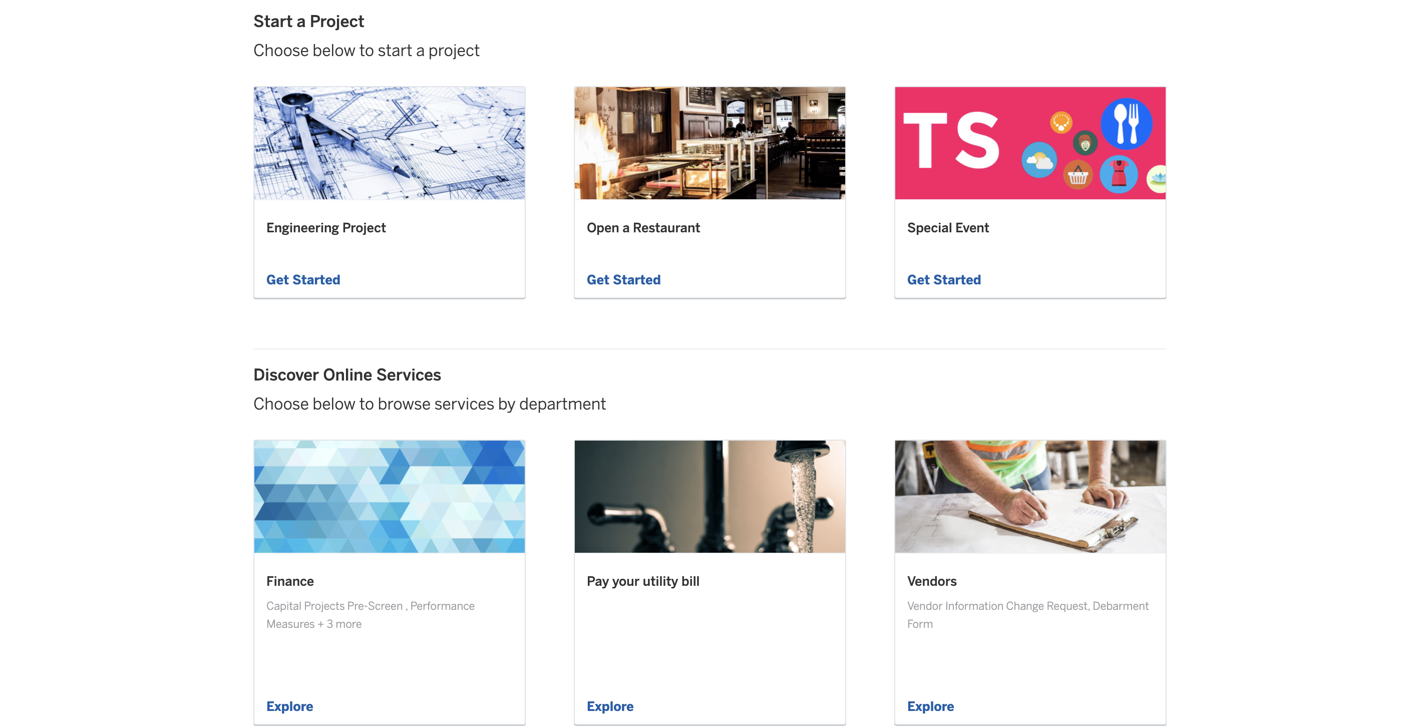 screenshot of OpenGov Permitting & Licensing